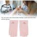 Gel Manicure Gloves | UV Protection Fingerless Hand Skin Cover | Pink Cotton Nail Lamp Gloves for Home Salon - Buy Online on GoSupps.com