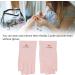 Anti UV Gloves for Gel Nail Lamp Manicure Gloves UV Protection Stretchy Breathable Fingerless Fiber Cotton Nail Lamp Gloves for Home Salon(Pink) - Buy Online on GoSupps.com