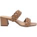 CUSHIONAIRE Women's Onyx Braided Heel Sandal with Memory Foam - Wide Widths - Size 8 Tan - Buy Online on GoSupps.com