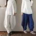 KSUA Women's Cotton & Linen Martial Arts Pants for Tai Chi & Kung Fu | Small Khaki - Buy Online on GoSupps.com