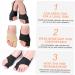 Hallux Valgus Sleeve & Toe Straighteners Set - Bunion Protector & Hammer Toe Straightener - Black 9x6.8cm - Buy Online on GoSupps.com
