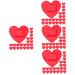 Toddmomy 120 Sheets Heart Stickers for Kids Small Small Patches Heart Shaped Gauze Care Patches Breathable Red Child Big Waterproof