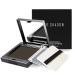 Hair Root Concealer Instant Hair Shading Powder Deep Brown Hairline Powder Natural Hair Root Powder with Mirror -Quickly Cover Grey Hair & Sweatproof Root Cover Up Powder for Women & Men-Deep Brown