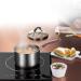 Nonstick Milk PanMilk Pan Cooking pots Milk Pan Household Multifunctional Stainless Steel Non-Stick Pan Inner Wall with Scale Label with Glass Cover - Buy Online on GoSupps.com