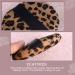 Beaupretty 4pcs Leopard Print Round Puff - Large Flocking Cloth Makeup Powder Puffs for Flawless Application | International Shipping Available - Buy Online on GoSupps.com