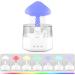 Cloud Rain Humidifier with Colorful Light & Aroma Diffuser - 7 Color Changing Lights - Multifunctional for Home, Desk, Bedside - White - Buy Online on GoSupps.com