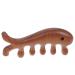 Healvian 5-St Massage Comb | Ergonomic Sandalwood Acupuncture Hair & Scalp Massage Tool - Buy Online on GoSupps.com