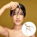 Housoutil 1pc Eyebrow Positioning Ruler Eyebrow Caliper Ruler Make up Kit Eyebrow Measuring Tool Gold Scale 16.5x5.4cm Golden - Buy Online on GoSupps.com