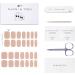 DANNI & TONI 28 Semi-Cured Gel Nail Polish Strips - Warm Nude | Salon-Quality Manicure Stickers Set - Buy Online on GoSupps.com
