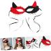 Healvian Party Mask Carnival Mask Devil Halloween Women Masquerade Women Half Mask Death Mardi Gras Mask for Women Fox Masquerade Fox Costume The Mask - Buy Online on GoSupps.com