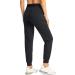 High-Waisted Women's Joggers with Zipper Pockets, Black, Medium - Buy Online on GoSupps.com