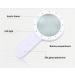 30 Times Portable Light Magnifying Glass 100mm Large Optical Lens High-Definition Lightweight for Viewing Books Newspapers Macular Degeneration Made in China - Buy Online on GoSupps.com