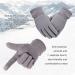 Kingmate Thermal Gloves for Women - Winter Outdoor Cycling Touchscreen Fleece Running Gloves - Warm Gray - Buy Online on GoSupps.com