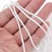 White 1/8 inch Elastic Cord for Masks - 10 Yard DIY Ear Band Loop | Knit Sewing Crafts Elastic Bands - Buy Online on GoSupps.com