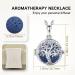 Infuseu Tree of Life Pendant Jewelry - Aromatherapy Chain & Essential Oil Diffuser Necklace for Women - Unique Meditation Gift - Buy Online on GoSupps.com