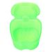 Denture bathing case denture holder made of high-quality materials ABS for car for travel for office for camping (green)