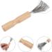 Operitacx Lot de 2 Peignes de Nettoyage pour Cheveux Manche en Bois et Peigne M tallique Outil pour Enlever Poils et Salet s Adapt Salon et Usage Domestique Nettoyage Pr cis des Brosses - Buy Online on GoSupps.com
