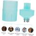 Hair Color Applicator Bottle Set Dying Tools with Comb & Dropper for Easy Hair Dyeing 6.3X4.5cm Blue - Buy Online on GoSupps.com
