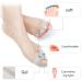 Bowho Couples Hallux Valgus Orthopedic Toe Spreader | Soft Yoga Toe Protector for Pain Relief - Buy Online on GoSupps.com
