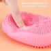 Silicone Bath Body Brush Set - Exfoliating Back Scrubber & Body Cleansing Brush - 2 Pack - Buy Online on GoSupps.com