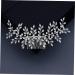 Ipetboom Leaf Crystal Comb Wedding Side Comb Bridal Headdress Crystal Clip Comb Vine Side Comb Leaf Crystal Hair Jewelry Wedding Side Headpiece Leaf Hair Comb Hair Accessories Bride Hanfu - Buy Online on GoSupps.com