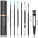 7in1 Stainless Steel Ear Wax Removal Kit with Lipstick Case - Black - Buy Online on GoSupps.com