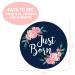 Floral Baby Monthly Stickers for Girls (Set of 24) | Newborn Milestone Month Stickers - Buy Online on GoSupps.com