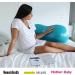 Peanut Ball for Labor & Pregnancy Exercise | Birthing Ball Maternity Set with Exercise Book & Pump | Anti Burst 50cm Turquoise - Buy Online on GoSupps.com