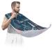 Beard Bib Apron Beard Bib Hair Catcher for Men Shaving and Trimming Non-Stick Waterproof Beard Cape Grooming Cloth Abstract Christmas Tree