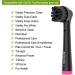 8 Pack Charcoal Brush Heads for Oral B Electric Toothbrush - Activated Charcoal Bristles - Black - Buy Online on GoSupps.com