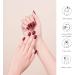 DANNI & TONI 28 Ruby Reverie Gel Nail Polish Stickers | Salon-Quality Solid Colour Strips Set - Buy Online on GoSupps.com
