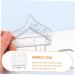 Healeved 10Pcs stickers eyebrow ruler for measurement eyebrow mapper marker eyebrow ruler tool scale - Buy Online on GoSupps.com