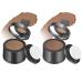 2Pcs Root Touch Up Powder Windproof & Sweatproof Hairline Powder for Women & Wen Natural Stain-Proof Hair Loss Concealer Hairline Powder for Thinning Hairline Coffee & Light Coffee Coffee Light Coffee