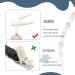 Flow Fire Silicone Dummy Clips - 2PCS Grey | Universal Fit for Baby Girl and Boys Soothers/Dummies - Buy Online on GoSupps.com