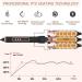 5 in 1 Hair Curling Iron Set - Interchangeable Wands Fast Heat Up Adjustable Temp Includes Gloves & Clips - Perfect Curly Hairstyle - Buy Online on GoSupps.com