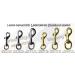 Buy Premium Fat Leather Lines (1m 1.35m 2.20m 3m) - Chrome/Brass Options | High-Quality Dog Leash with Black Chrome Hook | International Shipping Available - Buy Online on GoSupps.com