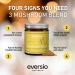 Eversio Wellness 3 Mushroom Blend - Awaken Blend 60 Servings (60g) Mushroom Powder Blend for Mushroom Coffee or Smoothies - Lions Mane Turkey Tail and Cordyceps - 32% Beta-D-Glucans! - Buy Online on GoSupps.com