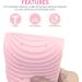 Buy Pink Hair Straightener Pouch - Heat Resistant Mat for Flat Iron & Curling Iron | International Shipping Available - Buy Online on GoSupps.com