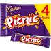 Cadbury Picnic Chocolate Bar 128g - Pack of 4 - Indulge in Delicious Chocolate - Buy Online on GoSupps.com