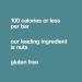 KIND Thins Snack Bars Variety Pack - Gluten Free, 100 Calorie, 60 Count - Dark Chocolate Nuts & Sea Salt, Caramel Almond & Sea Salt - Buy Online on GoSupps.com
