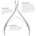 GERMANIKURE Luxury Cuticle Nipper - Double Sharpened, Ethically Made in Solingen Germany | Includes Leather Case - Buy Online on GoSupps.com