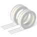 TSSART 1/4" Seam Diagonal Seam Tapes - 10Yard Each Roll Sewing Basting Tape for Stitching Straight Diagonal Seams Instruction Tool (2Pcak) 1/4"*2pack