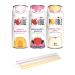 INOTEA POBBLE BURSTING BUBBLE TEA (Pack of 3 Cans) with SALTATION Thank You Card | Real Fruit Juice, Popping Pearls | 16.6oz/can | Assorted Flavors - Mango, Dragon Fruit, Mixed Berries - Buy Online on GoSupps.com