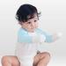 Edenswear Zinc-Infused Mitten Sleeves for Kids with Eczema - 6 Months Blue - Buy Online on GoSupps.com