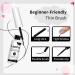 Painted Gel Nail Polish Set - Black & White Colors for Salon-Worthy Manicure at Home - Buy Online on GoSupps.com