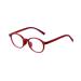 Ade wu children's glasses without strength blue light filter round glasses frame glasses frame anti blue light glasses tr90 frame anti -fatigue for girls and boys dark red