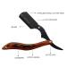 Straight Edge Razor Blade Holder - Premium Wooden Handle Beard Razor for Men | Safe & Sharp Manual Shaving (Blades Not Included) - Buy Online on GoSupps.com