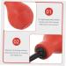 Lurrose 4-Pack Ear Cleaning Balls - Rubber Air Pump Suction for Safe Ear Hygiene - 15x5cm - Available in Different Colors - Buy Online on GoSupps.com