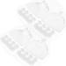 Natudeco 2 Set Toe Separator Corrector Straightener Silicone Toe Thumb Valgus Orthosis for Overlapping Toes and Restore Toes - Buy Online on GoSupps.com