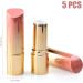 5-Piece 3.5g Gradient Pink Lipstick Tubes - Refillable DIY Lip Balm Containers - Buy Online on GoSupps.com